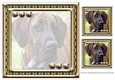 JJ LOVE MY DOG GREAT DANE 8X8 INSERT BLANK
