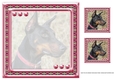 JJ LOVE MY DOG DOBERMAN 8X8 INSERT BLANK