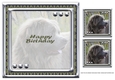 JJ LOVE MY DOG NEWFOUNDLAND 1 8X8 INSERT HAPPY BIRTHDAY