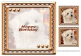 JJ LOVE MY DOG MALTESE 8X8 HAPPY BIRTHDAY