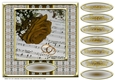 JJ VINTAGE GOLD ROSE WEDDING OR ANNIVERSARY 8X8