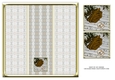 JJ VINTAGE GOLD ROSE WEDDING OR ANNIVERSARY 8X8 INSERT BLANK