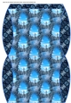 JJ CHRISTMAS BLUE 5 PILLOW BOX 1