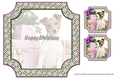 JJ PETS LOVE CHRISTMAS TOO JACK RUSSELL WITH GIFTS 8X8 INSERT HAPPY CHRISTMAS