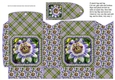 JJ PASSION FLOWER PINCHBAG AND TAG