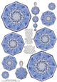 JJ CHRISTMAS BLUE 4 DECORATION