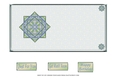 JJ BLUE FLOWERS 5X5 TEA BAG CARD INSERT