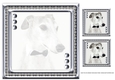 JJ LOVE MY DOG GREYHOUND 8X8 INSERT BLANK