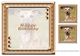 JJ LOVE MY DOG GREYHOUND 3 8X8 INSERT HAPPY BIRTHDAY.