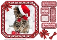 JJ PETS LOVE CHRISTMAS TOO CUTE CAT 8X8