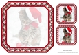 JJ PETS LOVE CHRISTMAS TOO CUTE CAT 8X8 INSERT BLANK