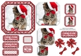 JJ PETS LOVE CHRISTMAS TOO CUTE CAT 5X5 PYRAMAGE