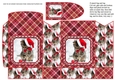 JJ PETS LOVE CHRISTMAS TOO CUTE CAT PINCHBAG AND TAG