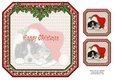 JJ PETS LOVE CHRISTMAS TOO SLEEPY CAT AND DOG 8X8 INSERT HAPPY CHRISTMAS