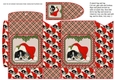 JJ PETS LOVE CHRISTMAS TOO SLEEPY CAT AND DOG PINCHBAG AND TAG