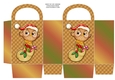 JJ CUTE CHRISTMAS OWL WITH GIFTS SMALL GIFT BAG
