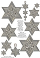 JJ CHRISTMAS GLASS STAR SILVER DECORATION