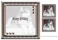 JJ LOVE MY ALASKAN MALAMUTE 8X8 1 INSERT HAPPY BIRTHDAY.