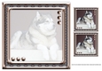 JJ LOVE MY ALASKAN MALAMUTE 8X8 1 INSERT BLANK