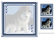 JJ LOVE MY ALASKAN MALAMUTE 8X8 2 INSERT BLANK