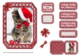 JJ PETS LOVE CHRISTMAS TOO CUTE CAT 7x5