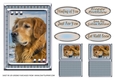 JJ LOVE MY DOG GOLDEN RETRIEVER 5x7