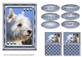 JJ LOVE MY DOG WEST HIGHLAND TERRIER OR WESTIE 5X7