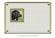 JJ LOVE MY DOG LABRADOR RETRIEVER 5X7 BLACK INSERT BLANK