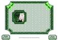 JJ PETS LOVE CHRISTMAS TOO SNOW WHITE CAT GREEN 5X7 INSERT