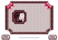 JJ PETS LOVE CHRISTMAS TOO SNOW WHITE CAT ROSEWOOD 5X7 INSERT