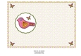JJ SPRINGTIME BIRD 5X7 INSERT