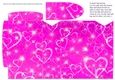 JJ PINK HEARTS PINCHBAG AND TAG