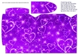 JJ PURPLE HEARTS PINCHBAG AND TAG