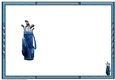 JJ BEST DAD GOLF A5 BIRTHDAY OR FATHERS DAY INSERT