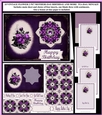 JJ VINTAGE FLOWER 2 5X7 MOTHERS DAY BIRTHDAY AND MORE TEA BAG MINI KIT