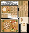 JJ CUTE CHRISTMAS OWL WITH GIFTS 7X5 TEA BAG CARD MINI KIT