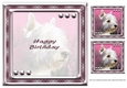 JJ LOVE MY DOG WEST HIGHLAND TERRIER OR WESTIE 2 8X8 INSERT HAPPY BIRTHDAY