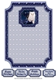 JJ PETS LOVE CHRISTMAS TOO SNOW WHITE CAT BLUE 7X5 LANDSCAPE INSERT
