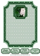JJ PETS LOVE CHRISTMAS TOO SNOW WHITE CAT GREEN 7X5 LANDSCAPE INSERT