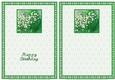  JJ LILY OF THE VALLEY A6 CARD LANDSCAPE INSERT