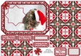 JJ PETS LOVE CHRISTMAS TOO CUTE CAT 7X5 TEA BAG CARD