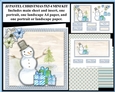 JJ PASTEL CHRISTMAS 4 5X5 MINI KIT