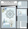 JJ PASTEL CHRISTMAS 2 5X7 TEA BAG CARD MINI KIT