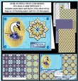 JJ BEAUTIFUL SWAN AND ROSES 7X5 TEA BAG CARD MINI KIT