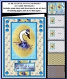 JJ BEAUTIFUL SWAN AND ROSES A5 QUICK CARD MINI KIT