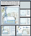 JJ PASTEL CHRISTMAS AND BIRTHDAY 2 7X7 3D DECOUPAGE MINI KIT