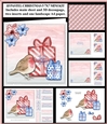 JJ PASTEL CHRISTMAS AND BIRTHDAY 5 7X7 3D DECOUPAGE MINI KIT