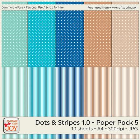 Polka Dots and Stripes 1.0 - Background Papers 5
