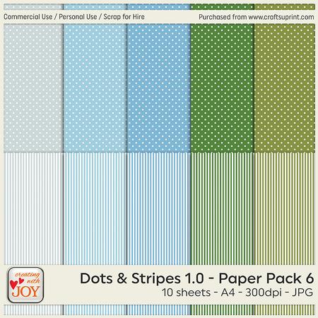 Polka Dots and Stripes 1.0 - Background Papers 6