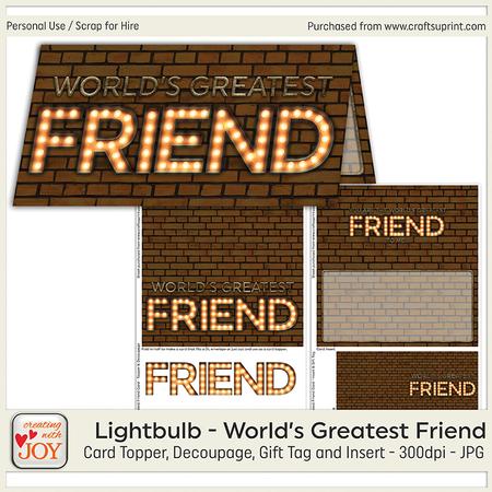 Light Bulb World's Greatest Friend